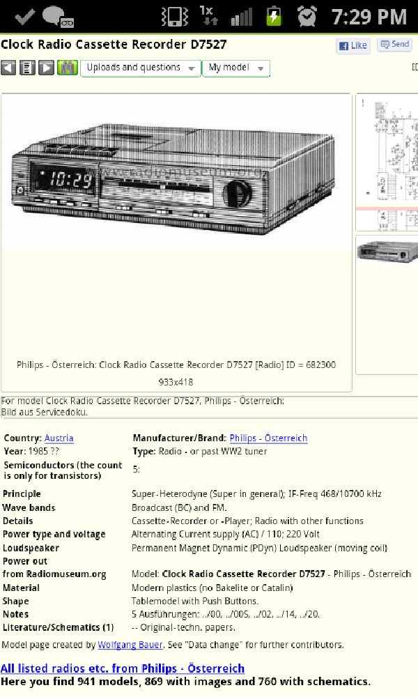 What's 'd7527 electronic clock radio recorder ' Worth? Picture 1