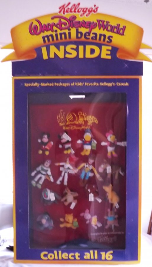 What's 'kelloggs walt disney world mini beans complete display' Worth? Picture