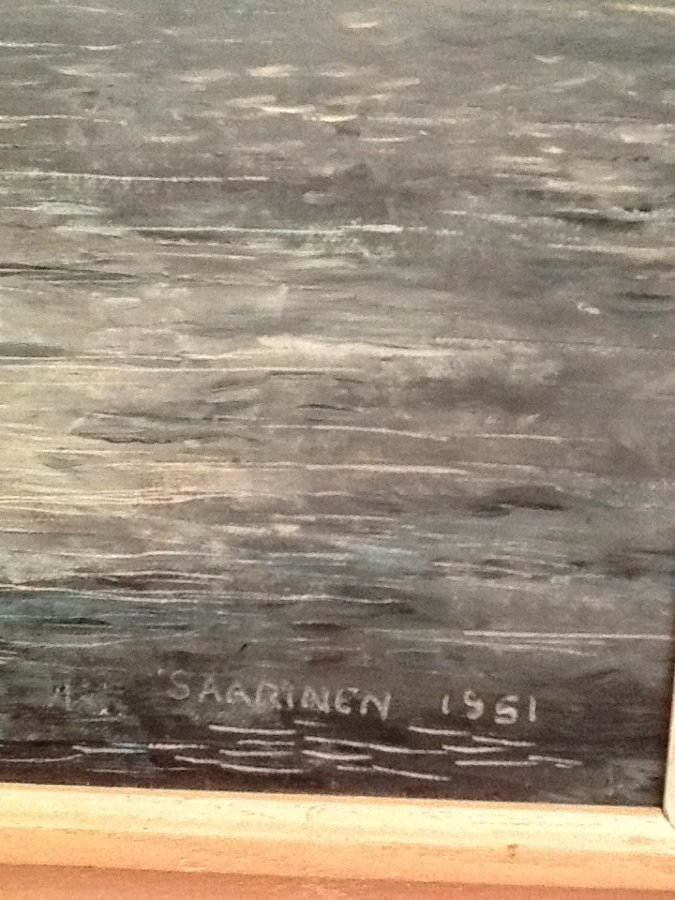 What's 'Painting by Saarinen 1951' Worth? Picture