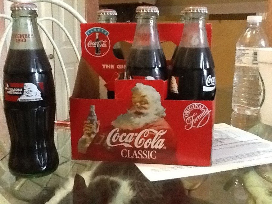 What's 'Coca-cola classic season greeting coke bottles 1993' Worth? Picture