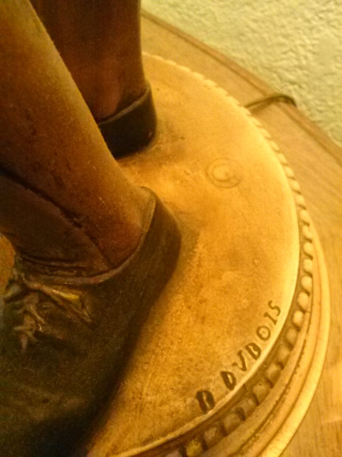 What's ' antique lamp. by b. dubois of a mandolin player ' Worth? Picture 3