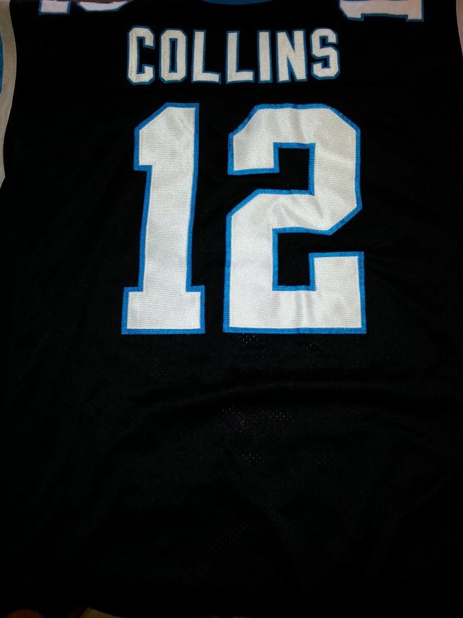 What's 'nfl Carolina Panthers jersey #12 Kerry Collins' Worth? Picture