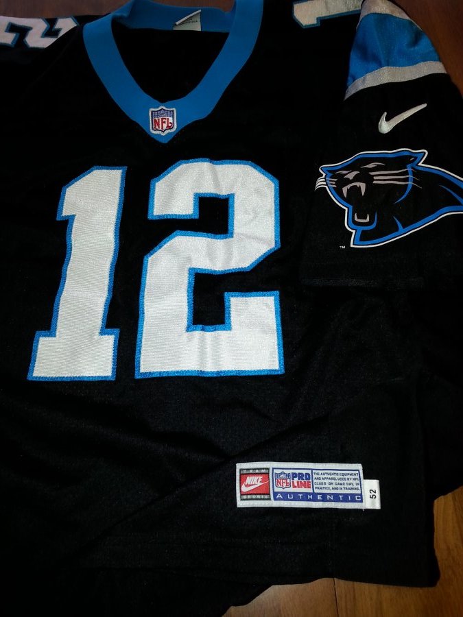 What's 'nfl Carolina Panthers jersey #12 Kerry Collins' Worth? Picture