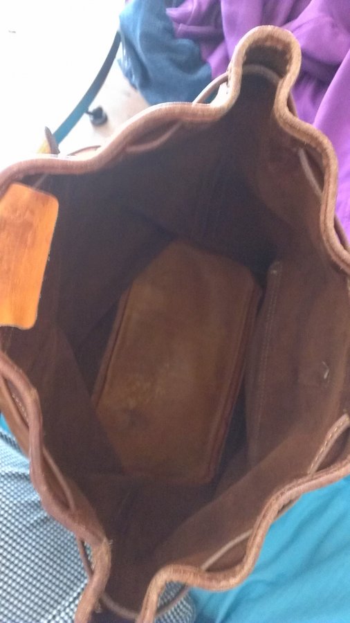 What's 'Timberland brown leather backpack' Worth? Picture