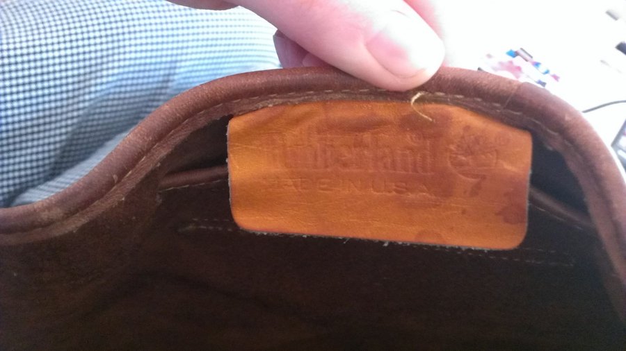 What's 'Timberland brown leather backpack' Worth? Picture