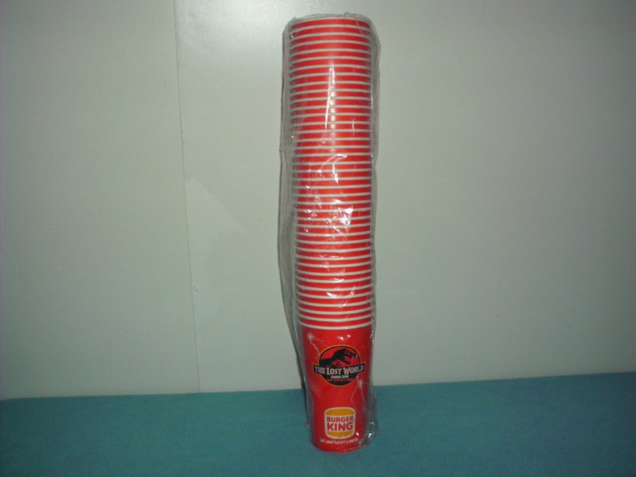 What's 'jurassic park the lost world burger king 50 new cups' Worth? Picture
