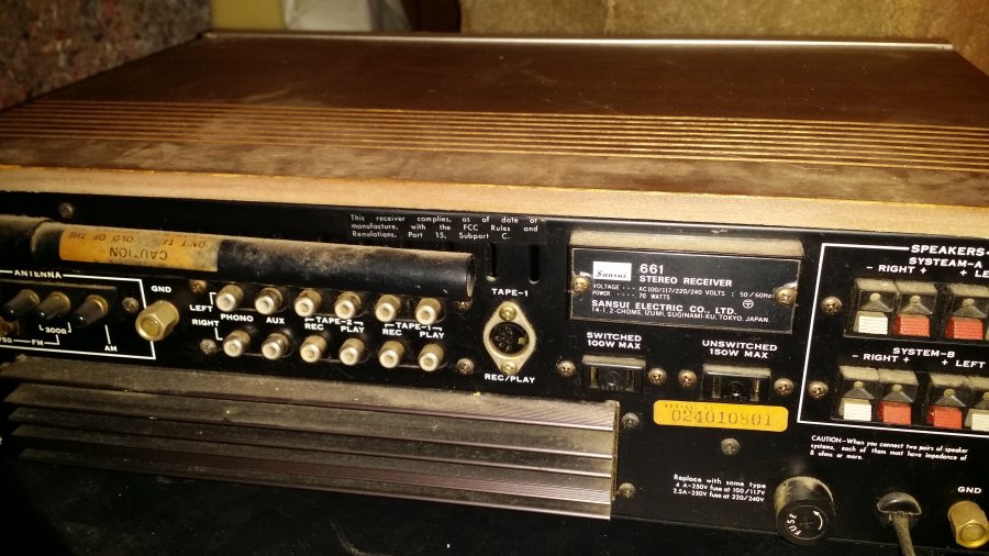 What's 'sansui stereo receiver 661' Worth? Picture