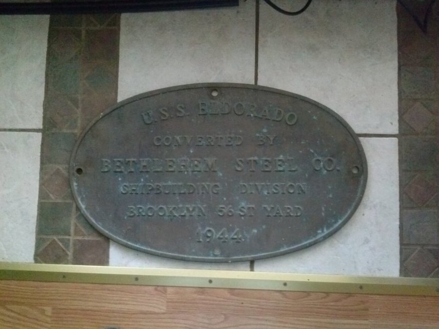 What's 'brass plaque from uss el dorado 1944' Worth? Picture