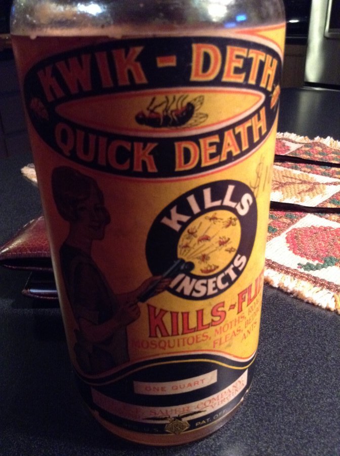 What's 'C f sauer Kwik deth insect killer' Worth? Picture