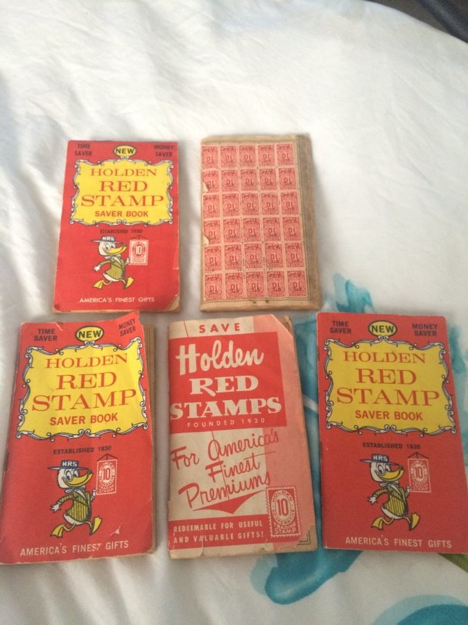 What's 'Holden Red Stamp Book' Worth? Picture 1