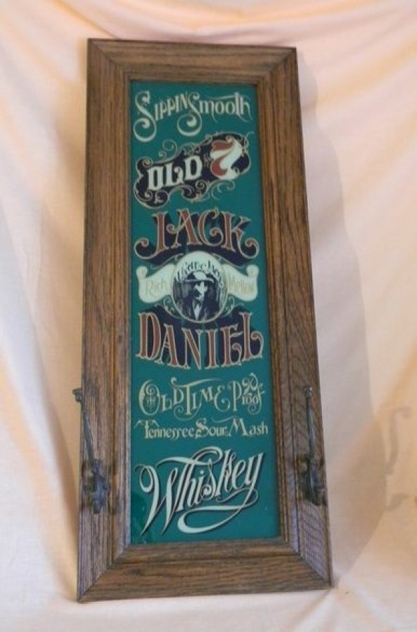 What's 'Rare jack Daniels coat rack mirror' Worth? Picture 1