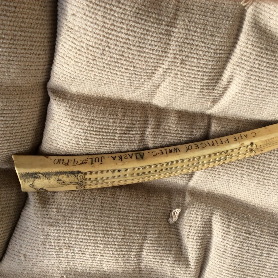 What's '1910 ivory cribbage board' Worth? Picture