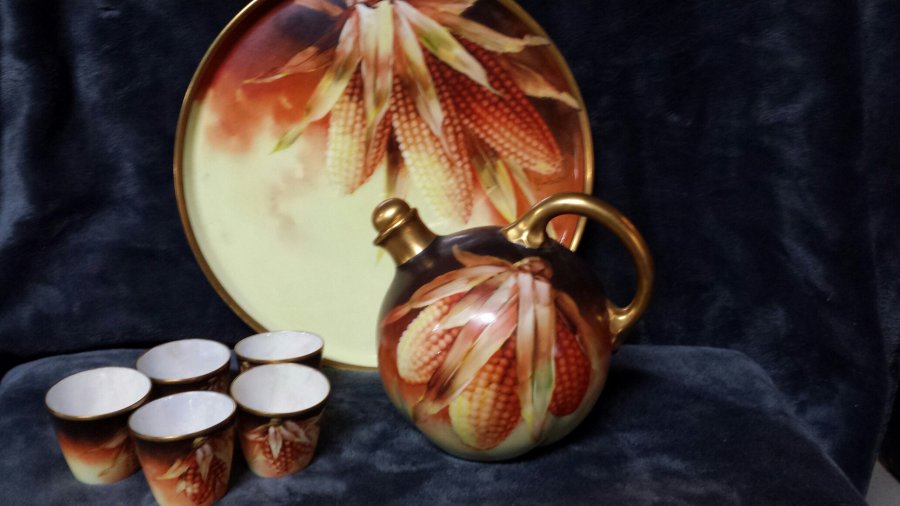 What's it worth 7 piece Limoges set Picture 1