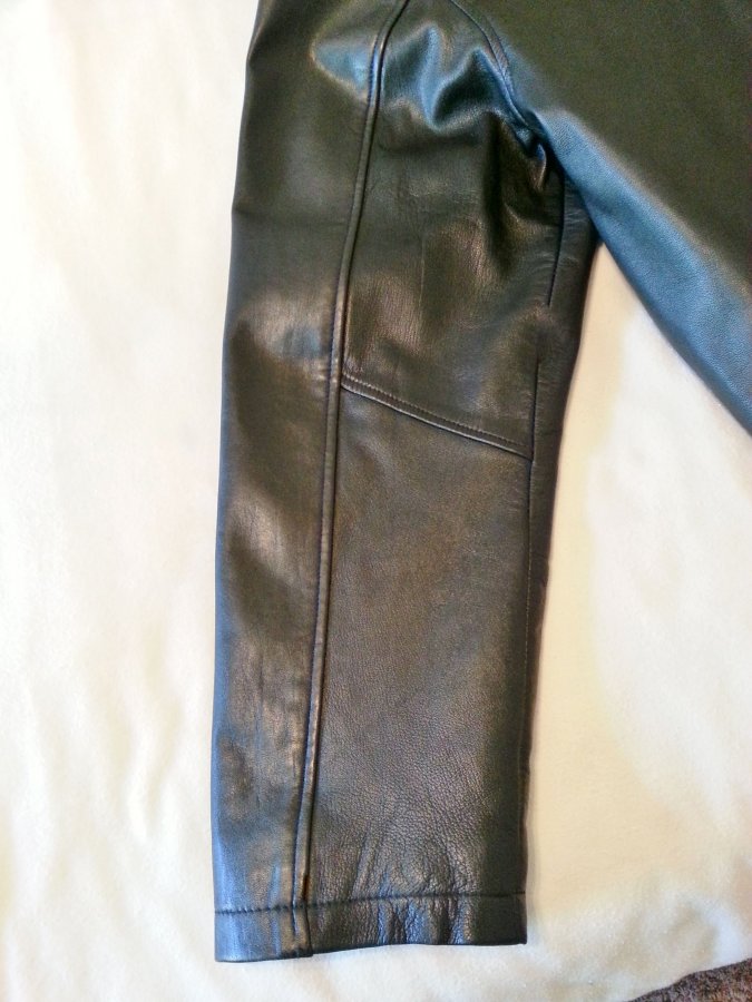 What's 'oscar leopold lambskin leather jacket large' Worth? Picture