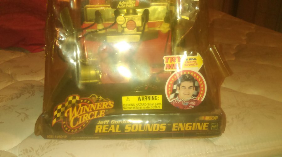 What's 'Four cyl motor nascar  winners circle toy' Worth? Picture