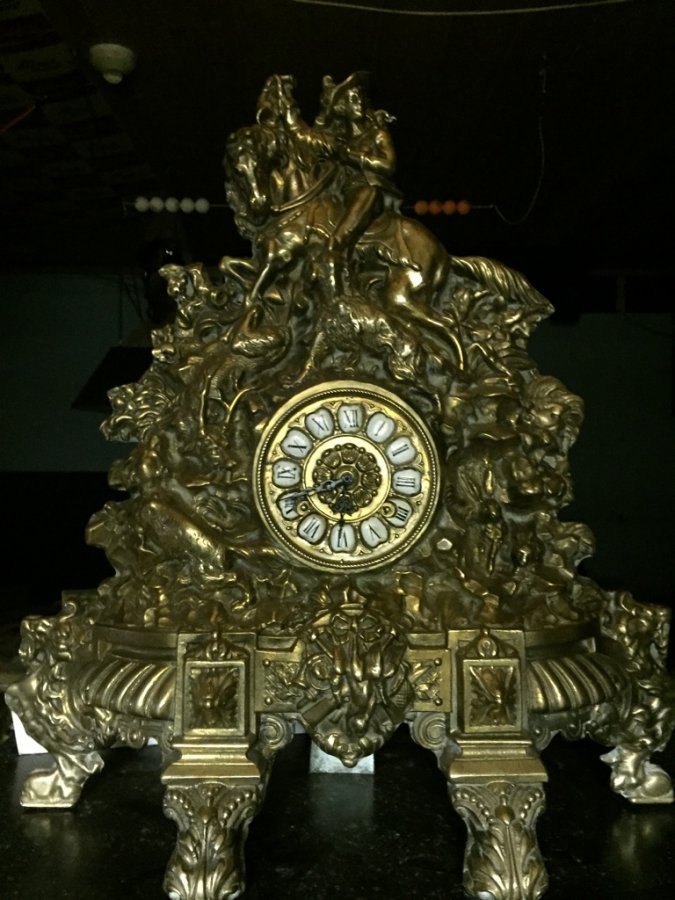 What's 'Mod Depositato 1870 Kaminuhr antik Messing Tischuhr Standuhr mechanisch Uhr' Worth? Picture