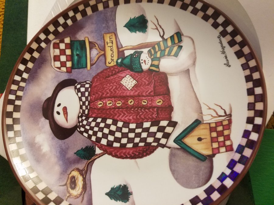 What's 'Laurie Korsgaden's Snowed Inn plate' Worth? Picture