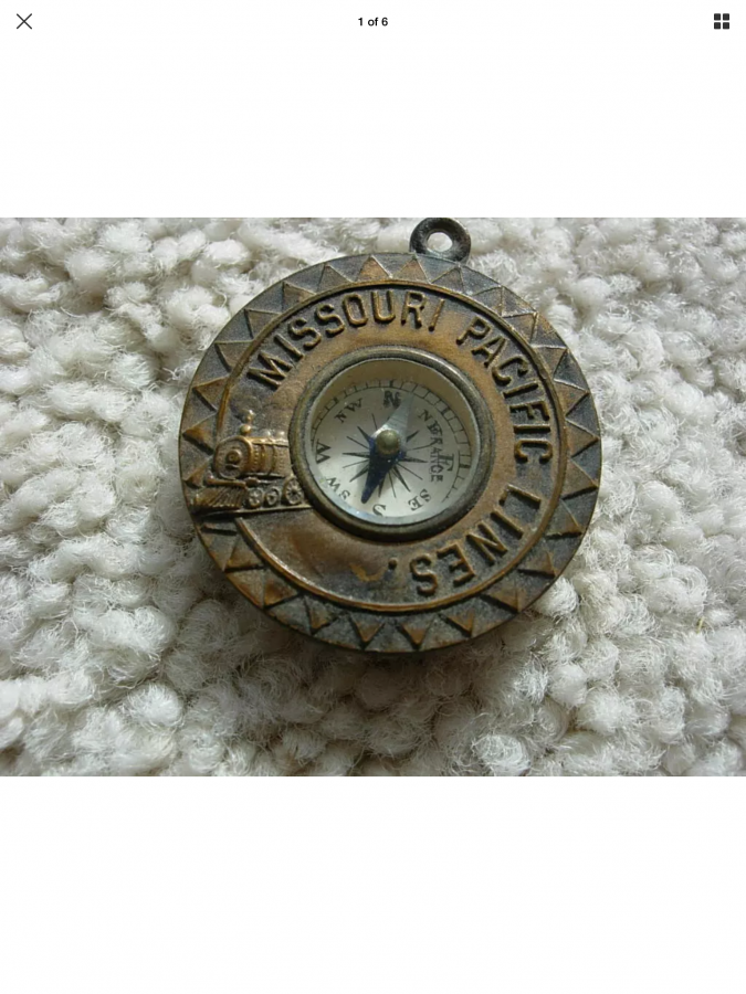 What's 'Missouri Pacific compass key fob' Worth? Picture 1