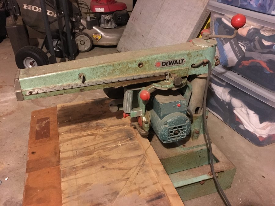 What's '1959 dewalt radial arm saw' Worth? Picture