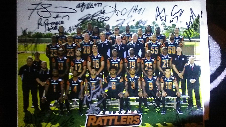Are these Arizona Rattlers signed photos worthmoney Picture