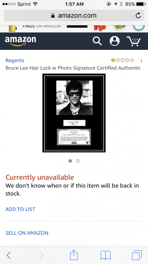 What's 'Authentic lock of Bruce lees hair' Worth? review What is [THIS] Worth?