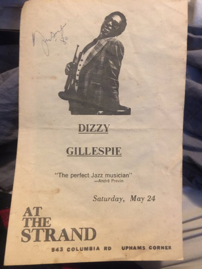 What's 'Dizzy Gillespie pamphlet of at the strand Uphams Corner ' Worth? Picture