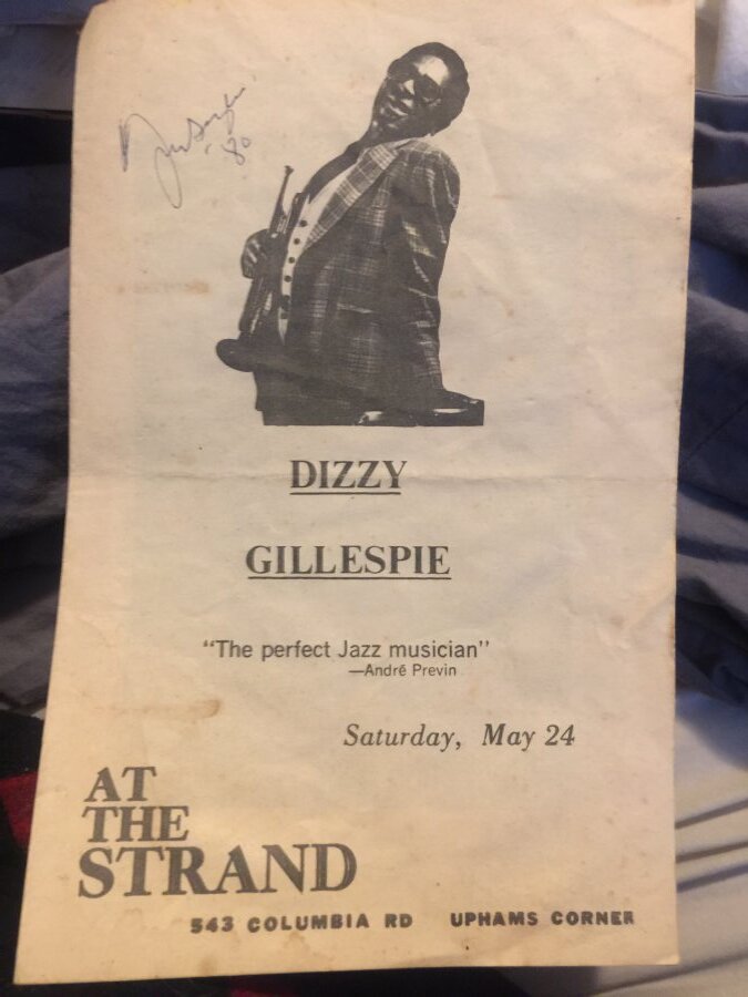 What's 'Dizzy Gillespie pamphlet of at the strand Uphams Corner ' Worth? Picture 1