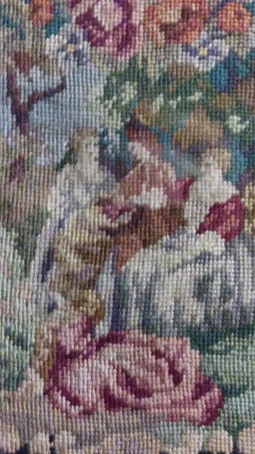 What's 'Minuture beaded dollhouse tapestry framed' Worth? Picture 2