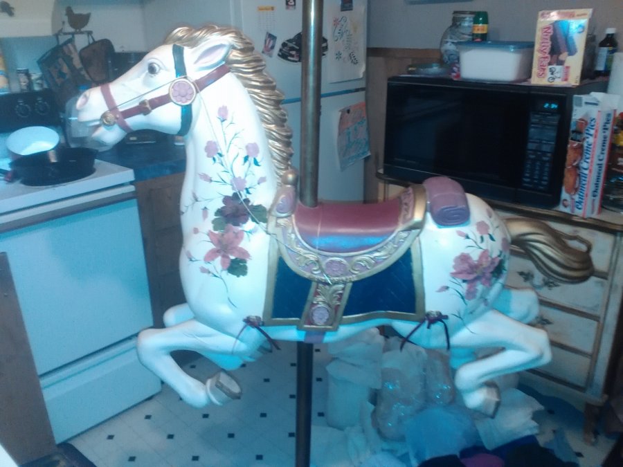 Hand painted carousel horse Picture