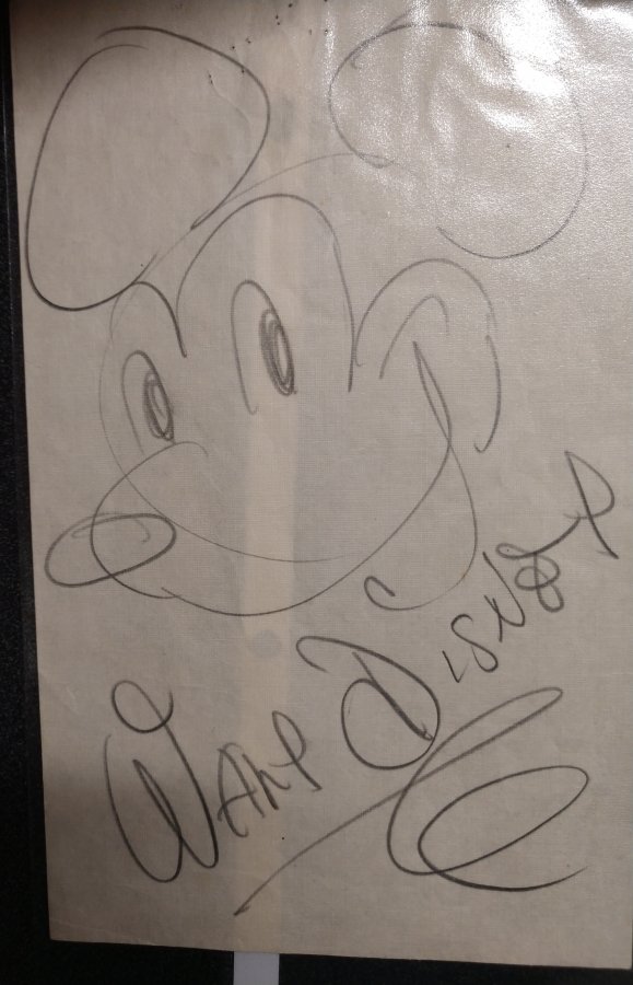 Original Walt Disney Mickey Mouse drawing Picture 1