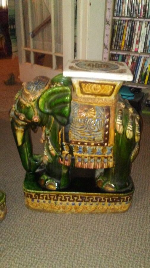 1960s ceramic elephants from Vietnam  Picture