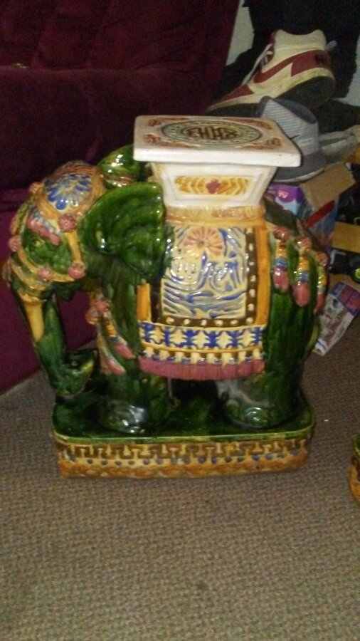 1960s ceramic elephants from Vietnam  Picture