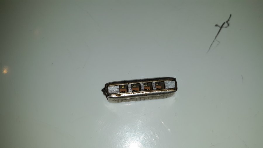 What's 'GERMAN MINIATURE BORRAH MINEVITCH BAGUETTE HARMONICA 1934' Worth? Picture