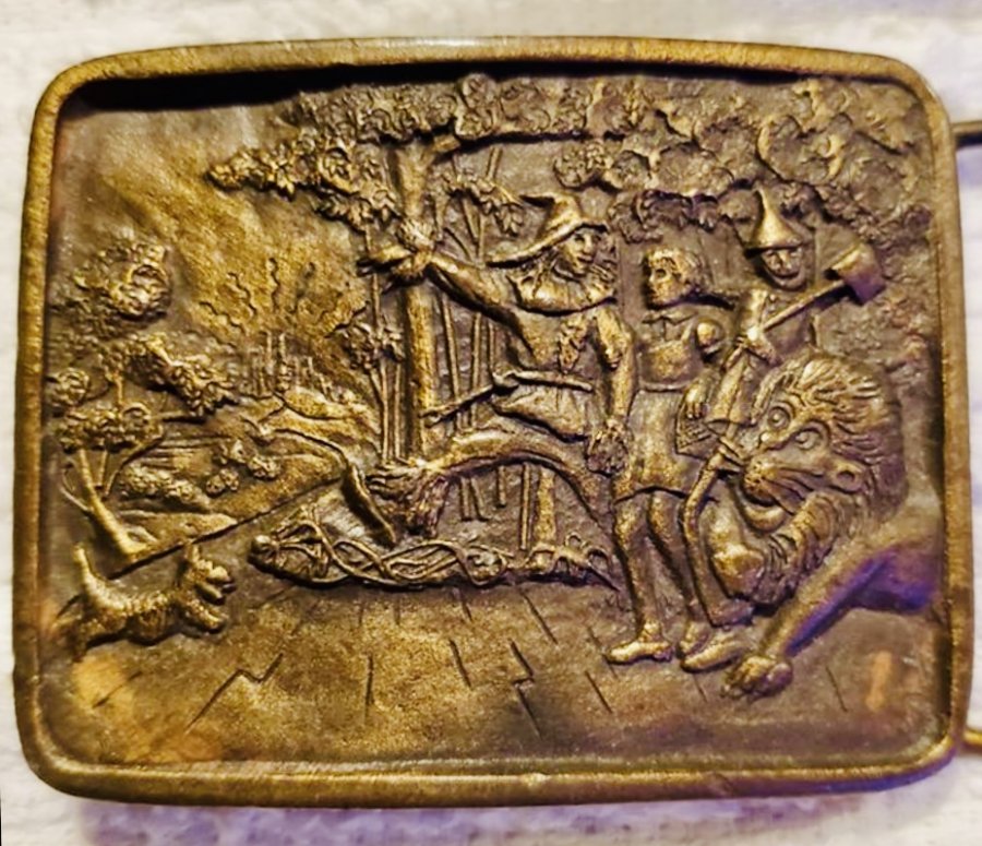 What's 'Wizard of Oz belt bronze buckle' Worth? Picture